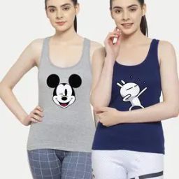 Pack of 2 Cartoon Print Tank Top-image-106