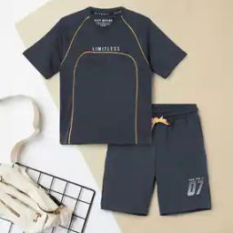 Boys Printed Shorts Set-image-32