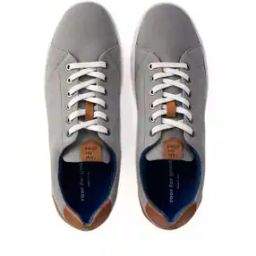 Men Lace-Up Sneakers with Canvas Upper-image-5