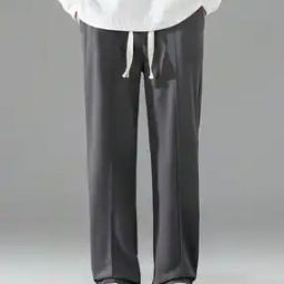 Men Single-Pleat Baggy Fit Trousers-image-36