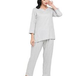 Striped Top & Pyjamas Set-picture-34