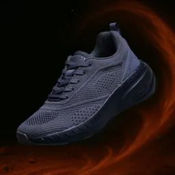 Men Lace-Up Sneakers With Knitted Upper-image-36