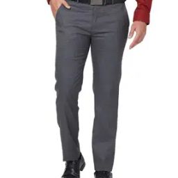 Men Slim Fit Trousers-image-76