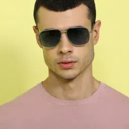 Unisex UV Protected Aviator Sunglasses -JJ S12829-image-81