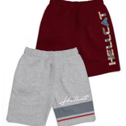 Pack of 2 Typographic Print Shorts-picture-45