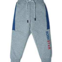 Men Typographic Print Joggers with Drawstring Waist-picture-5