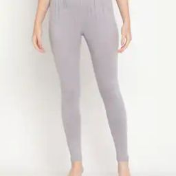 Ankle-Length Leggings with Elasticated Waist-image-47