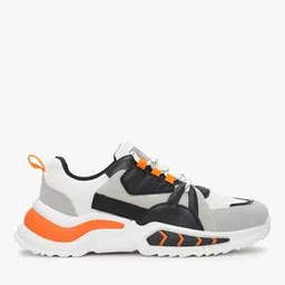 Colourblock Low-Top Lace-Up Sneakers-image-95