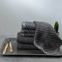 Set of 6 Striped Cotton Towels-image-16