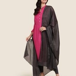 Women Dupatta with Stitch Detail-50