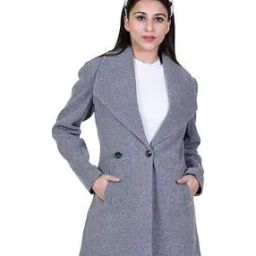 Colour-Block Coat with Insert Pockets-image-3