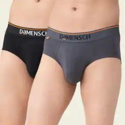 Pack of 2 Briefs with Elasticated Waist-image-39