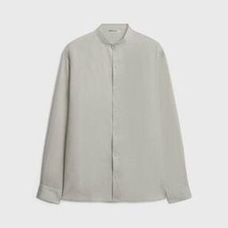 Men Regular Fit Shirt with Mandarin collar-image-60