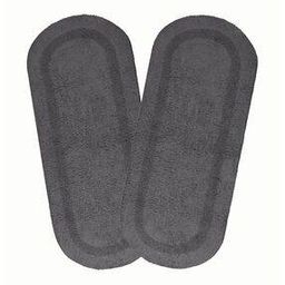Set of 2 Shaggy Oval Shape Bath Mats-image-75