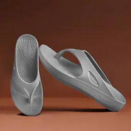 Men Typographic Print Round-Toe T-Strap Flip-Flops-image-44