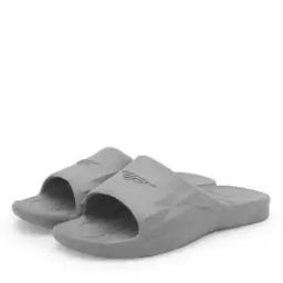 Men Typographic Print Round-Toe Slides-6