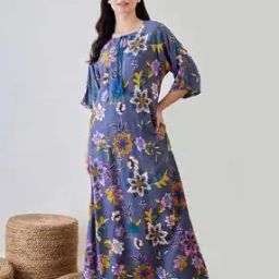 Women Micro Print Nighti-image-44