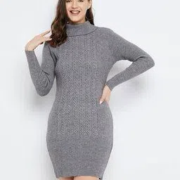 zigo Women High-Neck Bodycon Dress-picture-36