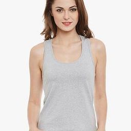 Women Heathered Scoop-Neck Camisole-image-40