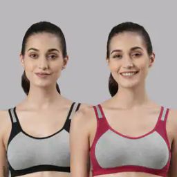 Pack of 2 Slip-On Sports Bras-picture-31