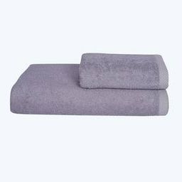 Set of 2Solid Pure Organic Bamboo Towel Set-16