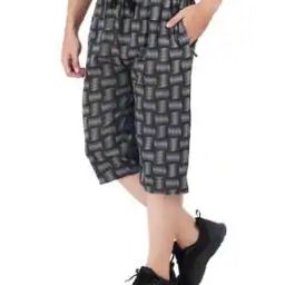Printed 3/4th City Shorts-picture-22