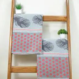 Pure Cotton Picasso Bath Towel Set of 2-39