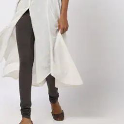 Mid-Rise Leggings with Elasticated Waist-image-93