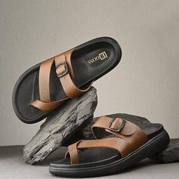 Men Typographic Print Toe-Ring Flip-Flops -8