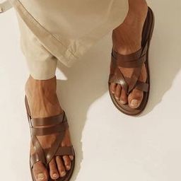 Men Sandals with Genuine Leather Upper-image-94