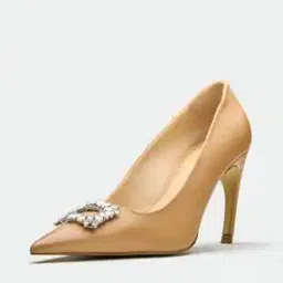 oroh Women Embellished Kittien Heels Pumps-picture-4