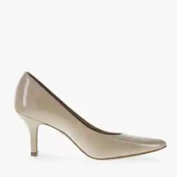 Pointed-Toe Pumps with Kitten Heels-17