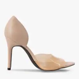 Women Kitten Heeled Sandals with Transparent Upper-picture-33