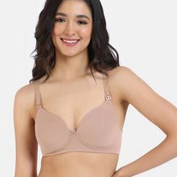 Non-Wired Nursing Bra with Adjustable Straps-33