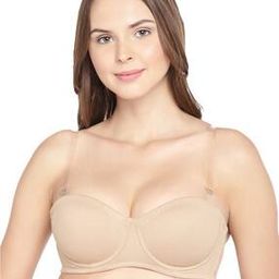 Textured Lightly Padded with Transparent Strap-image-38