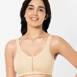Non-Padded Non-Wired Full Coverage Cotton Daily Support Bra  - BRA93201-15