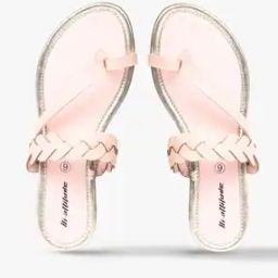Toe-Ring Sandals with Braided Strap-image-69