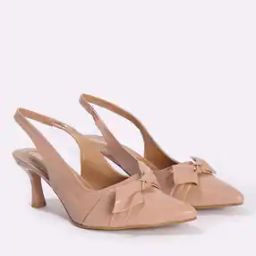 Women Slingback Kitten-Heeled Shoes-30