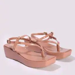 Women Slingback Strappy Wedges-18