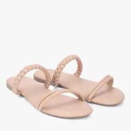 Strappy Slip-On Flat Sandals-picture-23