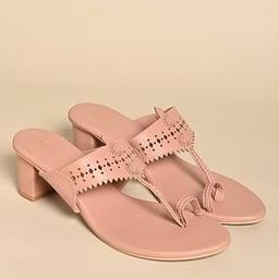Toe-Ring Chunky Heeled Sandals-picture-26