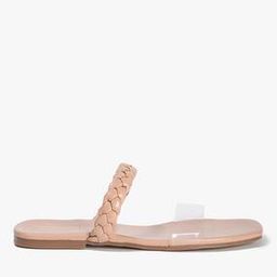 Dual Strap Slip-On Flat Sandals-image-77
