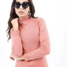 Slim Fit Turtleneck Pullover-image-4