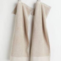 Unisex Set of 2 Terry Guest Towels-14