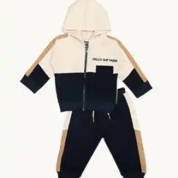 Colourblock Hoodie & Joggers Set-39