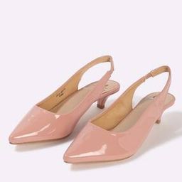 Pointed-Toe Slingback Pumps-5