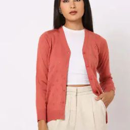 Pointelle Regular Fit Cardigan-35