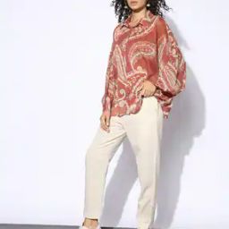 Women Paisley Print Relaxed Fit Shirt-25