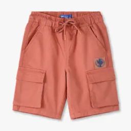 Boys Regular Fit Cargo Shorts-image-62