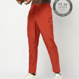 Men Straight Track Pants with Insert Pockets-image-52